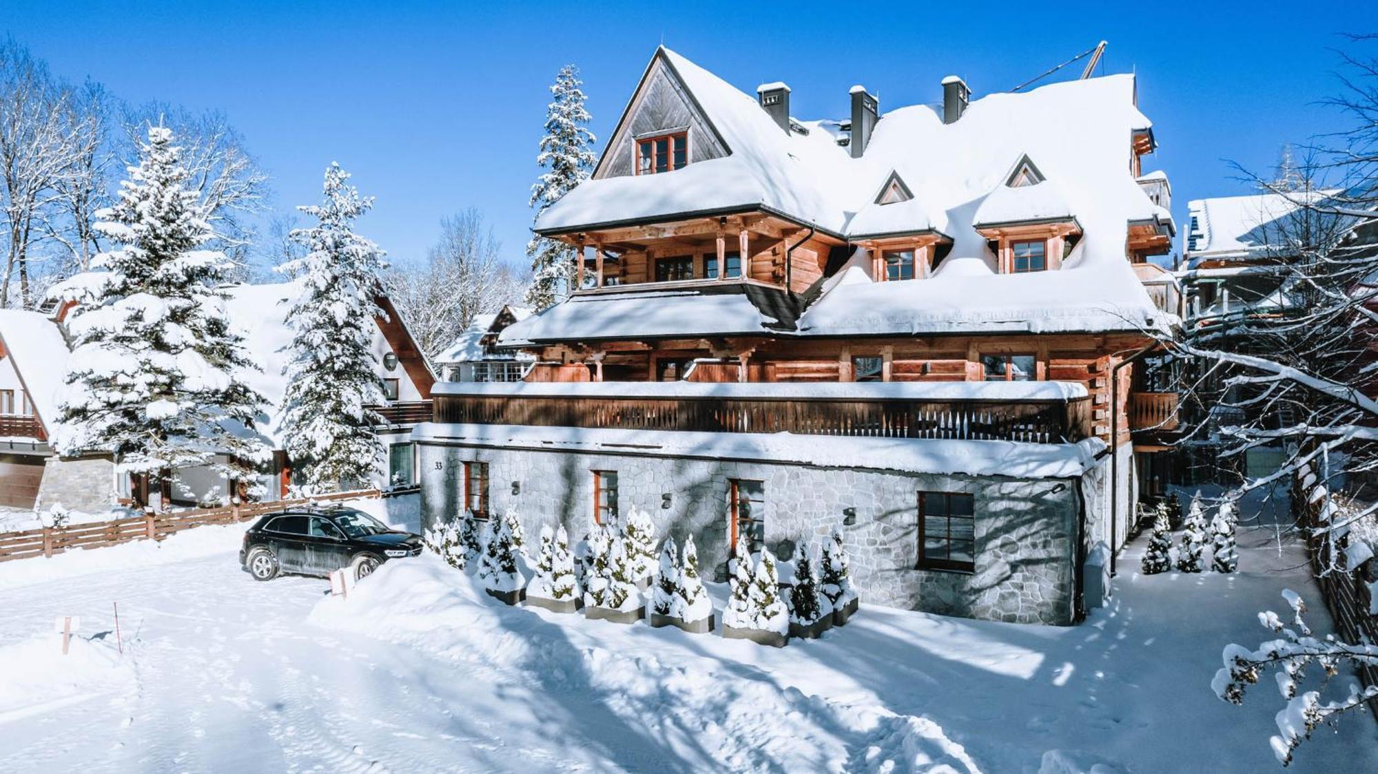 Gorskie Szczyty Apart & Spa Apartament 11 Sauna Jacuzzi I Parking W Cenie Zakopane Exterior foto